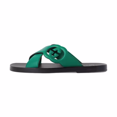 Gucci Interlocking Slide 'Green'