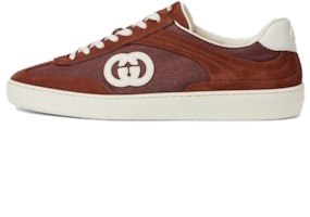 Gucci Interlocking Suede 'Red White' 791742-AADM0-6741 Gucci Interlocking Suede 'Red White' 791742-AADM0-6741