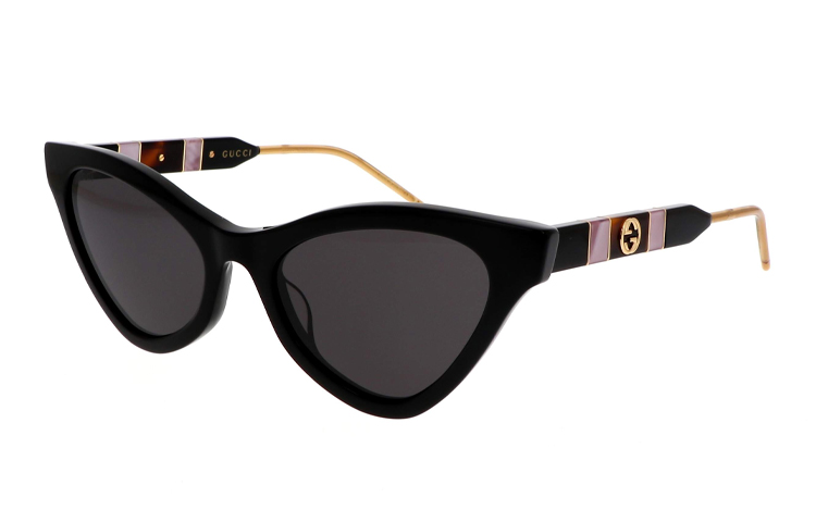 Order GUCCI Irregular Bee Design Acetate Sunglasses Unisex Black GG0597S-001