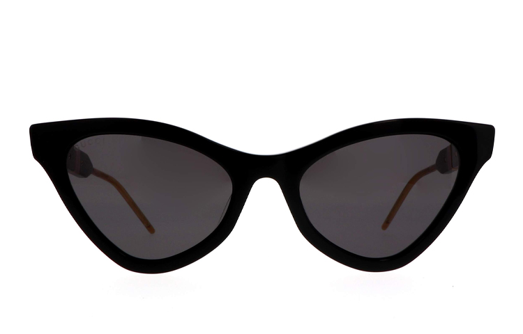 Lookbook GUCCI Irregular Bee Design Acetate Sunglasses Unisex Black GG0597S-001