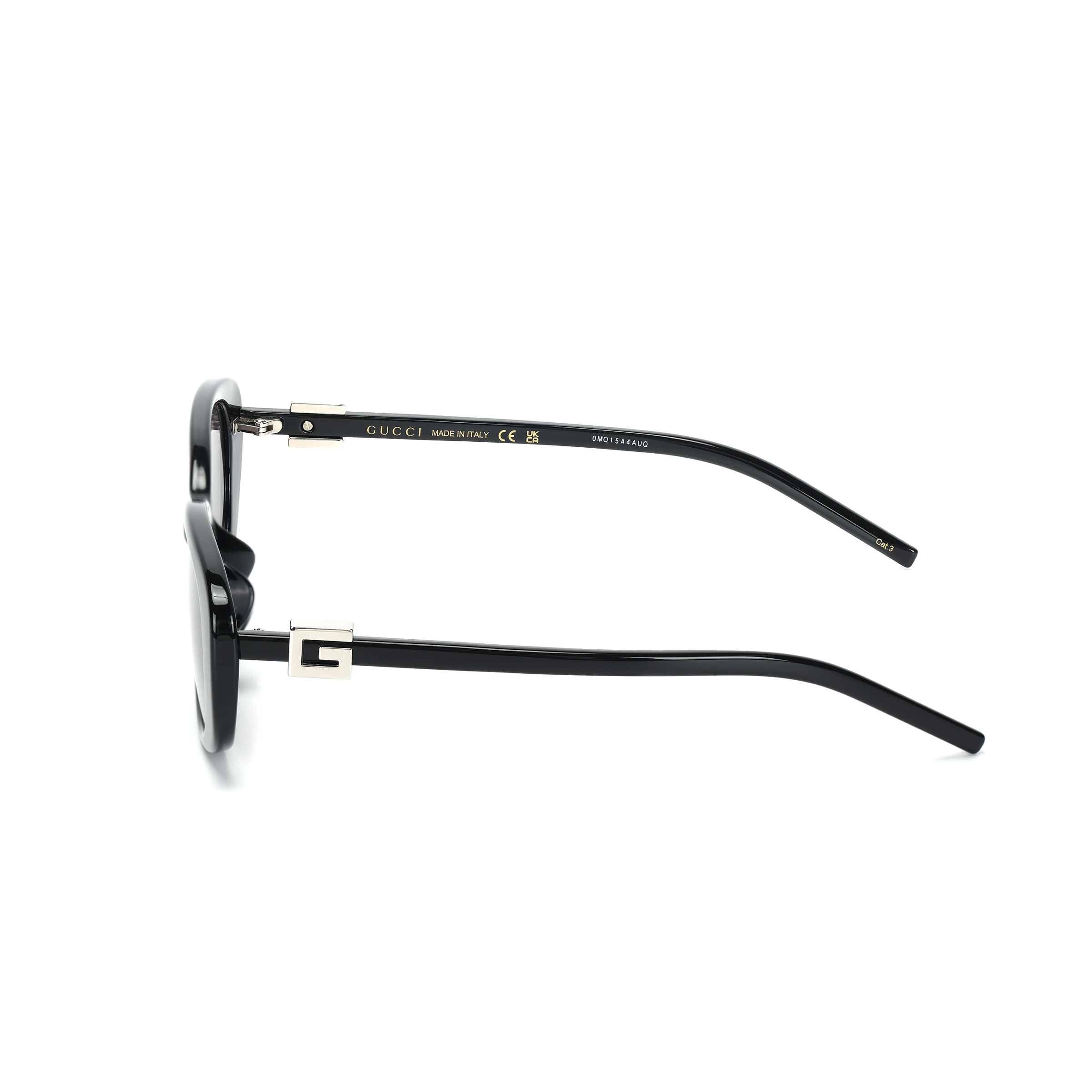 Purchase 구찌 로고 디자인 비대칭 블랙 선글라스 커플 공용 스타일. GG1684SA001