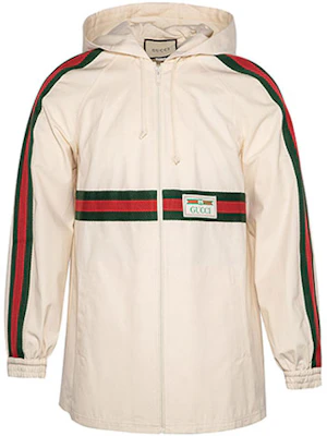 Gucci 象牙色多彩連帽外套 情侶款 Unisex 605613-XJCBV-9381 Buy Gucci 象牙色多彩連帽外套 情侶款 Unisex 605613-XJCBV-9381