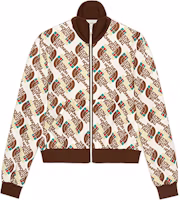 Gucci Ivory Printed Knit Jacket 651321-XJDCE-9141 Gucci Ivory Printed Knit Jacket 651321-XJDCE-9141