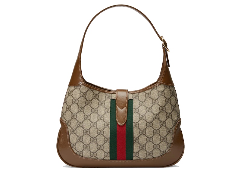 Order Gucci Jackie 1961 小号GG Supreme 棕褐色/深褐色肩包