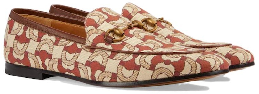 古驰Jordaan帆布乐福鞋 '马衔扣米灰橙' 430088-FAB9C-9558 Lookbook 古驰Jordaan帆布乐福鞋 '马衔扣米灰橙' 430088-FAB9C-9558