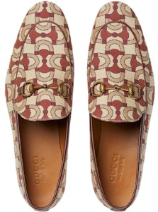 古驰Jordaan帆布乐福鞋 '马衔扣米灰橙' 430088-FAB9C-9558 Shop 古驰Jordaan帆布乐福鞋 '马衔扣米灰橙' 430088-FAB9C-9558