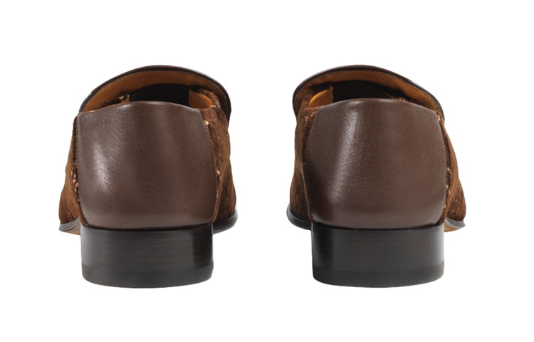 Gucci Jordaan Horsebit GG Velvet Loafer Brown 圖 5