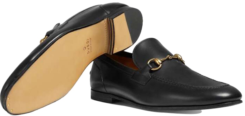 Gucci Jordaan 黑色皮革乐福鞋 406994-BLM00-1000 Details for Gucci Jordaan 黑色皮革乐福鞋 406994-BLM00-1000