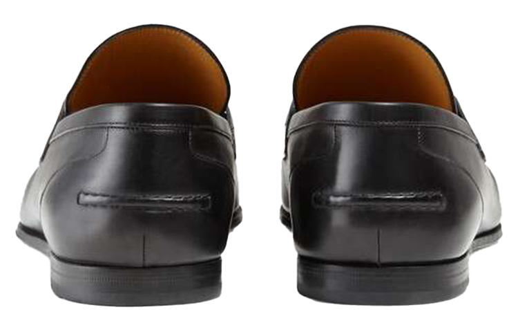 Details for Mocassin en Cuir Noir Gucci Jordaan 406994-BLM00-1000