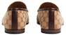 Gucci Jordaan Seni dan Sastera Kasual Loafers Coklat Muda 430088-9Y9W0-8369