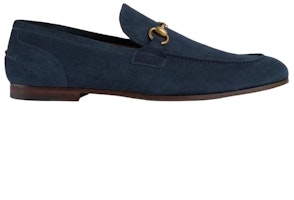 古驰 Jordaan 乐福鞋 "蓝色麂皮" 406994-CH000-4009 Order 古驰 Jordaan 乐福鞋 "蓝色麂皮" 406994-CH000-4009