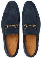 古驰 Jordaan 乐福鞋 "蓝色麂皮" 406994-CH000-4009 Shop 古驰 Jordaan 乐福鞋 "蓝色麂皮" 406994-CH000-4009