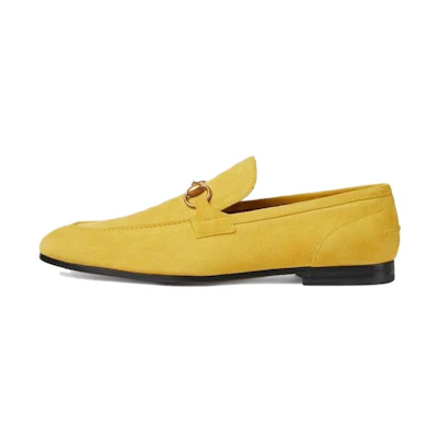 Gucci Jordaan Loafer 'Bright Yellow Suede Blake'