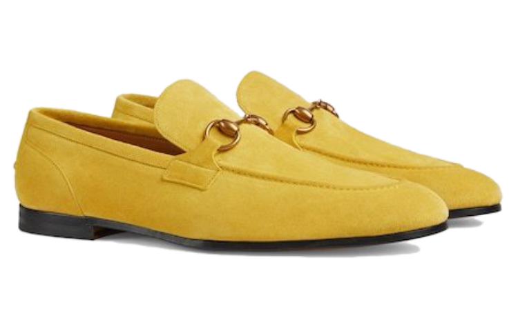 Gucci Jordaan Loafer 'Bright Yellow Suede Blake' 圖 2