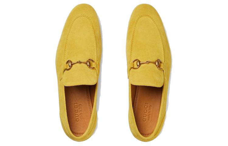 Gucci Jordaan Loafer 'Bright Yellow Suede Blake' 圖 3