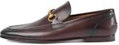 Buy Mocasín Gucci Jordaan 'Cuero Marrón Oscuro' 406994-BLM00-2024