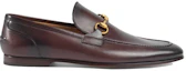 Lookbook Mocasín Gucci Jordaan 'Cuero Marrón Oscuro' 406994-BLM00-2024