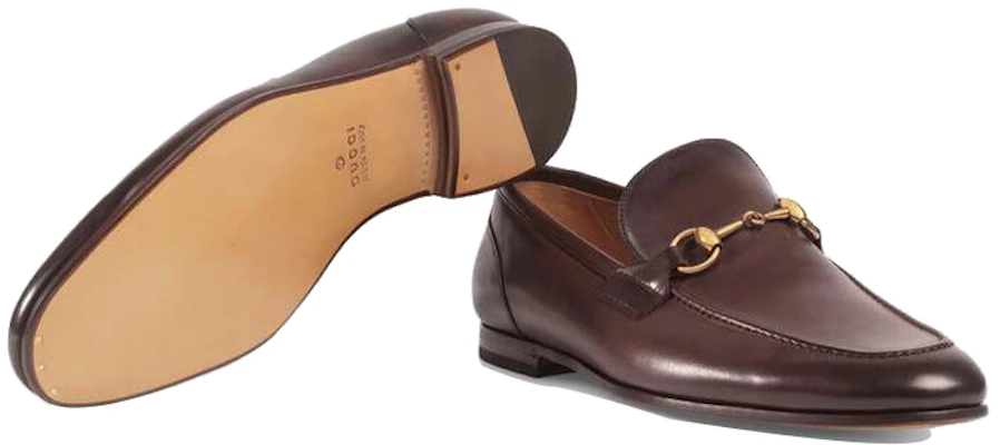 Mocasín Gucci Jordaan 'Cuero Marrón Oscuro' 406994-BLM00-2024 Sizing Mocasín Gucci Jordaan 'Cuero Marrón Oscuro' 406994-BLM00-2024