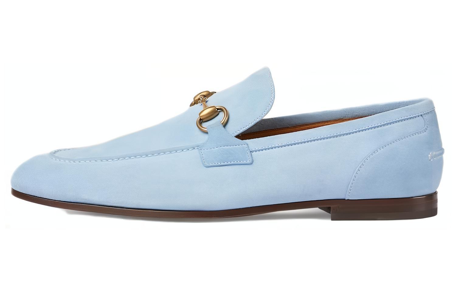 Gucci Jordaan Loafer 'Light Blue' 406994-CH000-4823