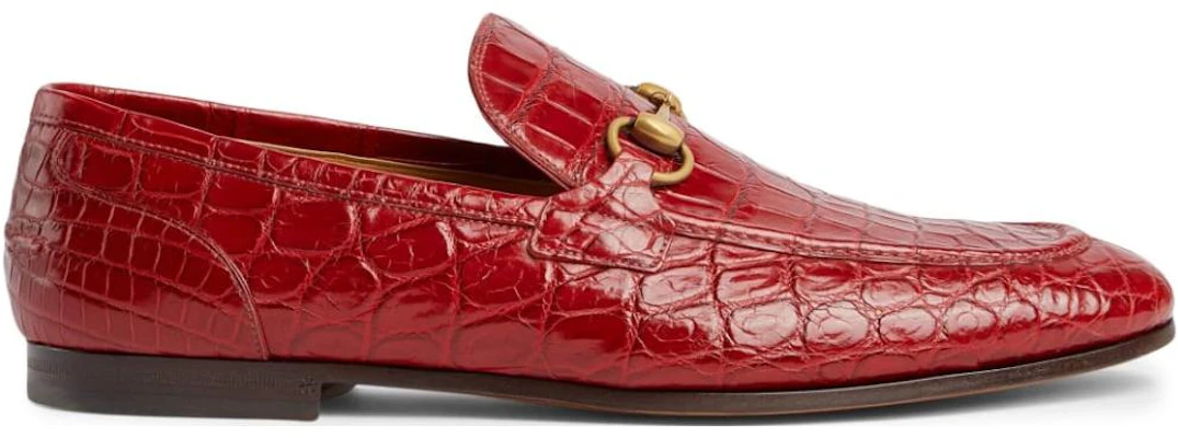 Gucci Jordaan Loafer 'Crocodile Merah' 406994-EAAJZ-6638 Order Gucci Jordaan Loafer 'Crocodile Merah' 406994-EAAJZ-6638
