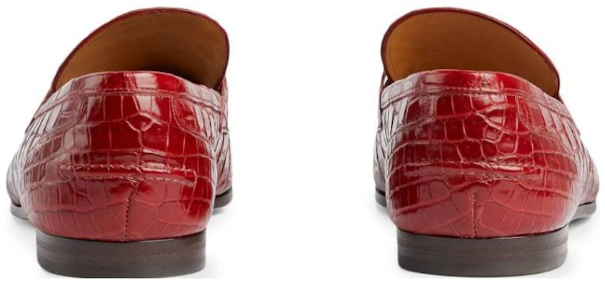 Gucci Jordaan Loafer 'Crocodile Merah' 406994-EAAJZ-6638 Shop Gucci Jordaan Loafer 'Crocodile Merah' 406994-EAAJZ-6638