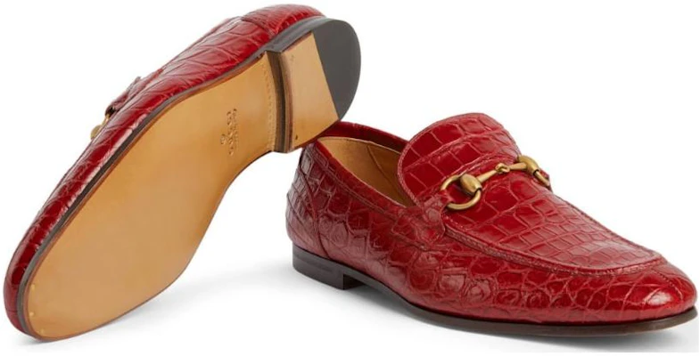 Gucci Jordaan Loafer 'Crocodile Merah' 406994-EAAJZ-6638 Purchase Gucci Jordaan Loafer 'Crocodile Merah' 406994-EAAJZ-6638