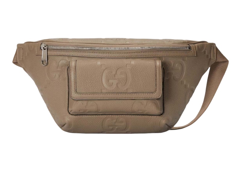 Gucci Jumbo GG Belt Bag Taupe