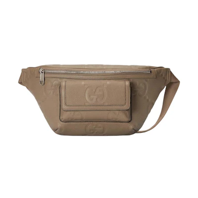 Gucci Jumbo GG Belt Bag Taupe