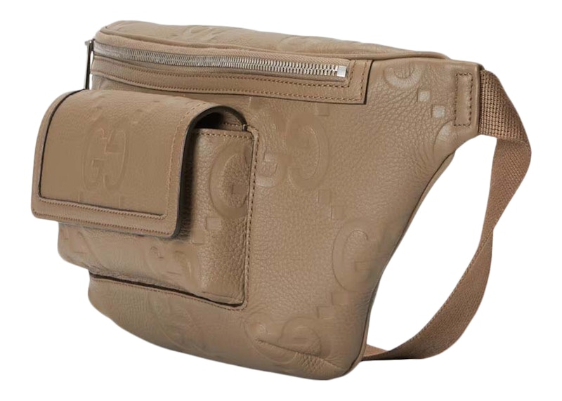 Order Gucci Jumbo GG 腰包 - 土褐色