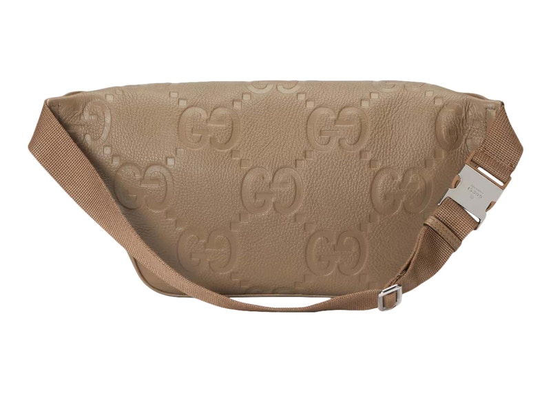 Lookbook Gucci Jumbo GG 腰包 - 土褐色