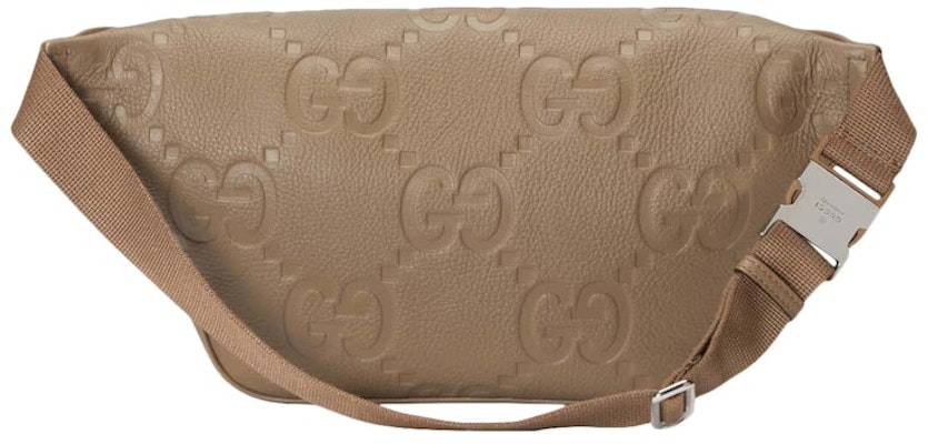 Gucci Jumbo GG Belt Bag Taupe Lookbook Gucci Jumbo GG Belt Bag Taupe