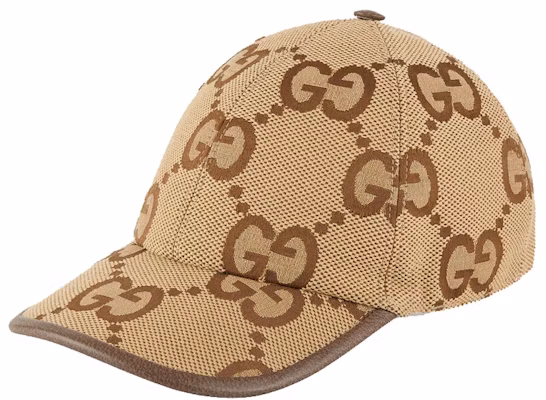 Gucci Jumbo GG Canvas Baseball Hat Camel/Ebony Buy Gucci Jumbo GG Canvas Baseball Hat Camel/Ebony