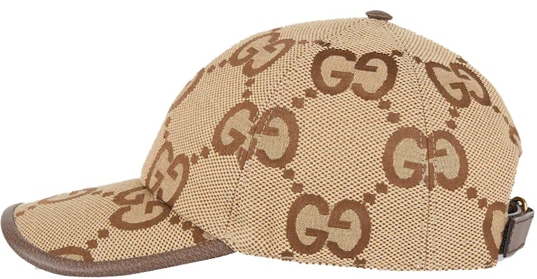 Gucci Jumbo GG Canvas Baseball Hat Camel/Ebony Order Gucci Jumbo GG Canvas Baseball Hat Camel/Ebony