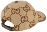 Lookbook Gucci Jumbo GG Canvas Baseball Hat Camel/Ebony