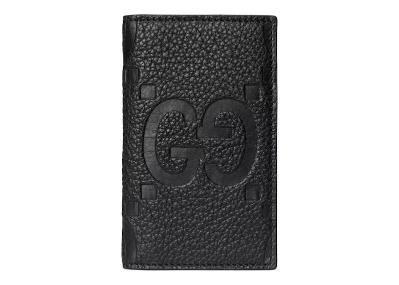 Gucci Jumbo GG Card Case Black