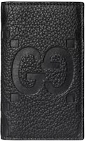 Gucci Jumbo GG Card Case Black Gucci Jumbo GG Card Case Black