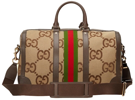 Gucci Jumbo GG Duffle Bag Camel/Ebony Order Gucci Jumbo GG Duffle Bag Camel/Ebony