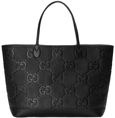 Gucci Jumbo GG Large Tote Bag Black Order Gucci Jumbo GG Large Tote Bag Black