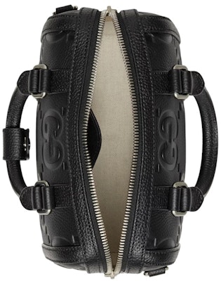 Gucci Jumbo GG Mini Duffle Bag Black Lookbook Gucci Jumbo GG Mini Duffle Bag Black