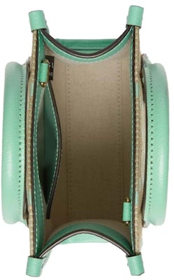 Gucci Jumbo GG Mini Tote Bag Beige/Mint Lookbook Gucci Jumbo GG Mini Tote Bag Beige/Mint