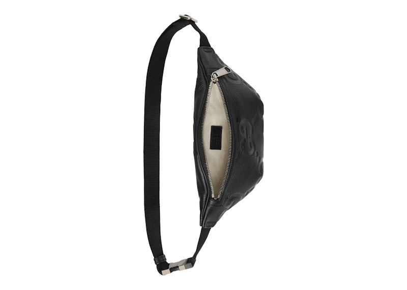 Lookbook 古驰大号GG小号腰包黑色