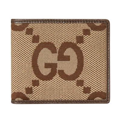 Gucci Jumbo GG Wallet Beige/Ebony
