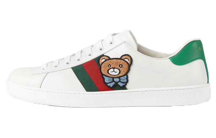 Buy 古驰 Kai x Ace '小熊 白绿' 660021-0FI60-9112