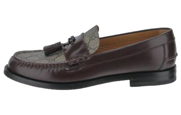 Gucci Kaveh GG Supreme Tassle Loafer 'Bordeux' 673817-17X30-6060