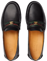 Shop Gucci Kaveh Loafer 'Black Green Red' 644724-17X10-1060