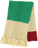 Order GUCCI 兒童紅綠針織羊毛流蘇圍巾 7053014K2069888