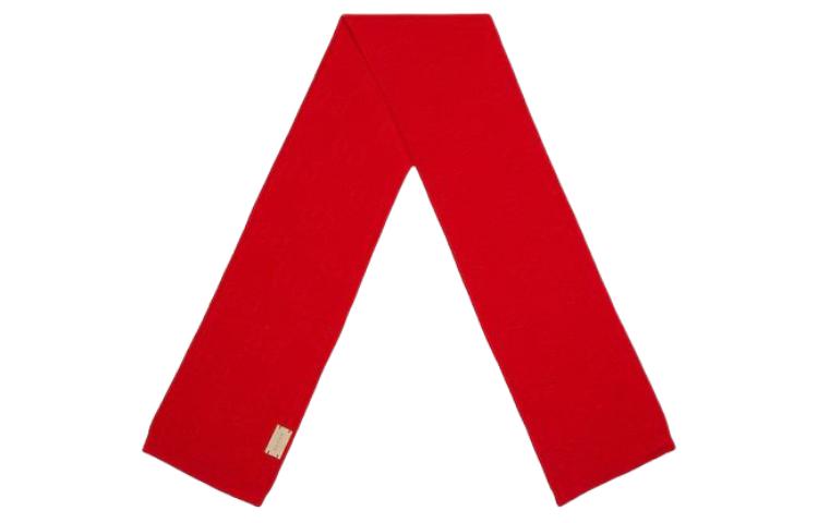 GUCCI Kids Red Logo Embroidered Wool Scarf. 7017104K2066500 圖 3