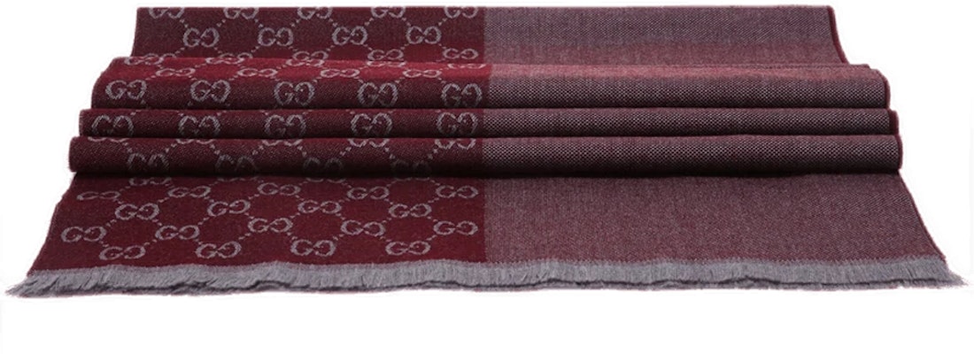 GUCCI Knit Fringe Wool Scarf Deep Red Unisex Couple Style Winter Accessory 344994-4G200-1273 Buy GUCCI Knit Fringe Wool Scarf Deep Red Unisex Couple Style Winter Accessory 344994-4G200-1273