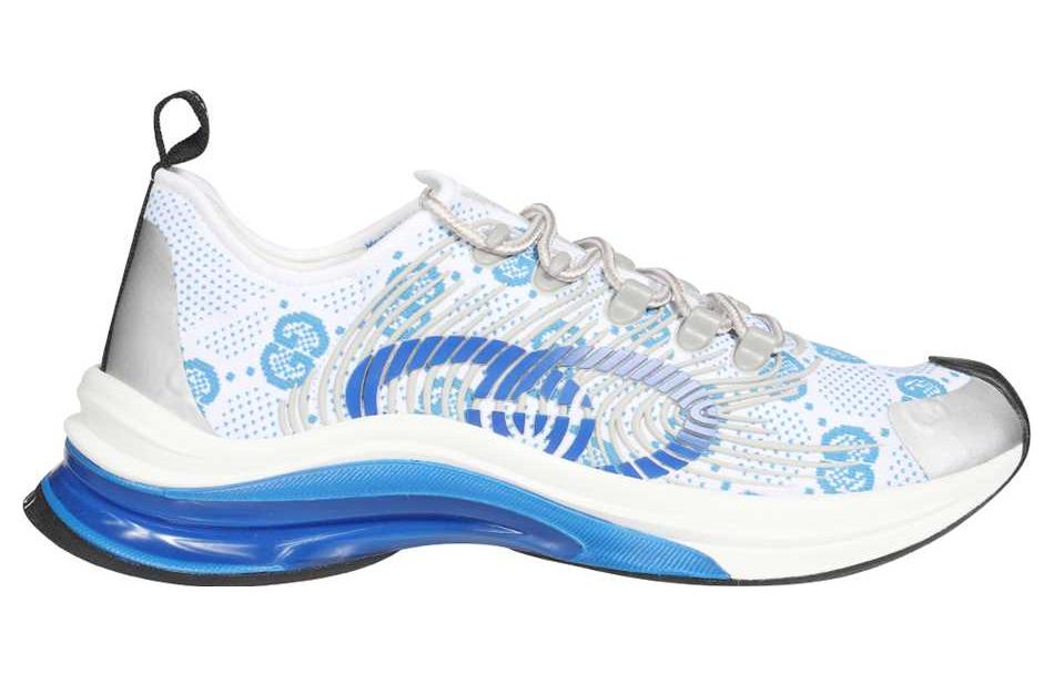 Order 古驰针织运动鞋“蓝白” 680900-USN10-8485