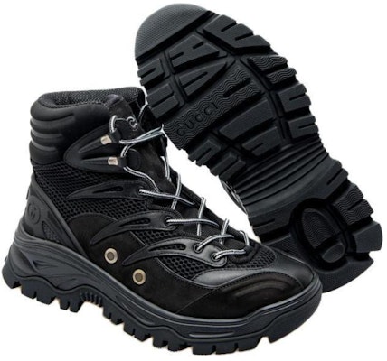 Gucci Lace Up Boot 'Black' 698779-2KD20-1000 Purchase Gucci Lace Up Boot 'Black' 698779-2KD20-1000